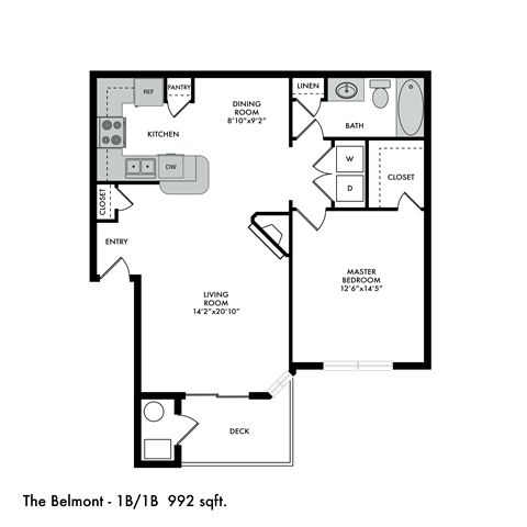 The Crossings at Chapel Hill Belmont Floor Plan